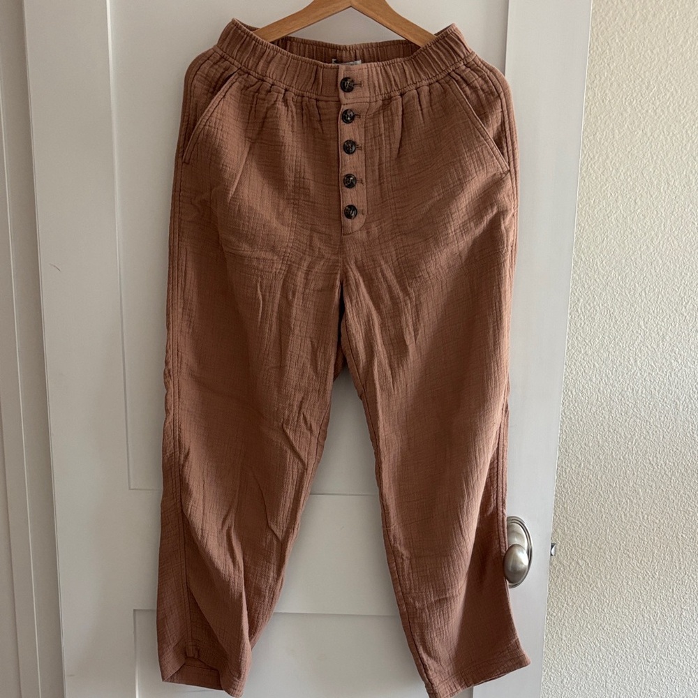 Madewell Cotton Linen Trousers